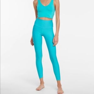 Alo Yoga Airlift High-Rise Leggings bright aqua xs